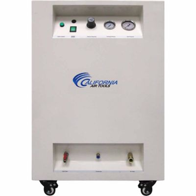 California Air Tools Ultra Quiet Oil-Free 2.0 HP 10 Gal. Steel Tank Air Compressor in Sound Proof Cabinet, CAT-10020SPC