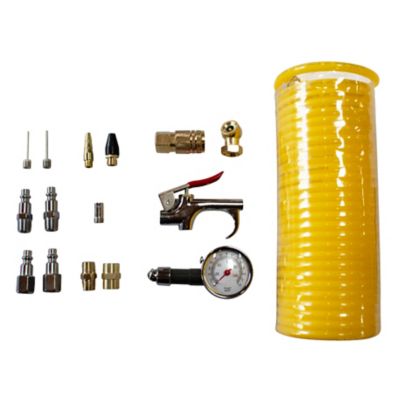 Image showing  16 pc. Air Hose and Air Tool Accessory Kit