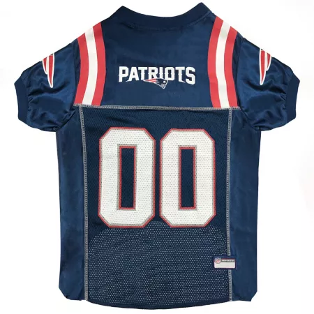 Pets First NFL New England Patriots Mesh Jersey Dog Jerseys