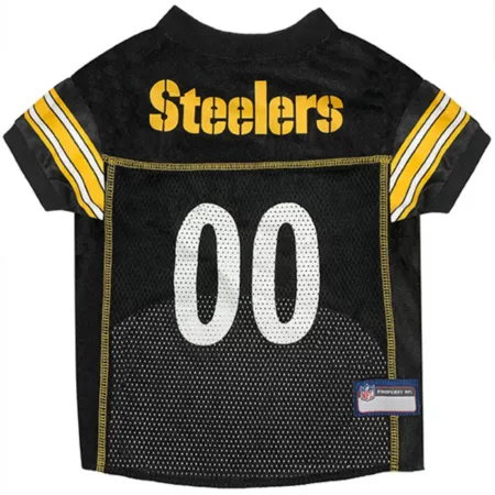 Pets First NFL Pittsburgh Steelers Mesh Jersey Dog Jerseys