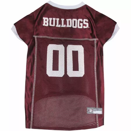 Pets First NCAA Mississippi State Bulldogs Pet Jersey Dog Jerseys