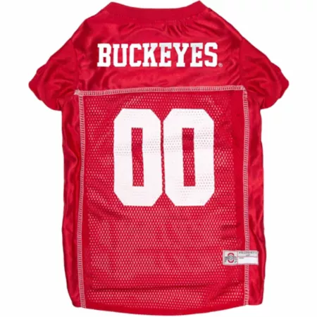 Pets First NCAA Ohio State Buckeyes Pet Jersey Dog Jerseys