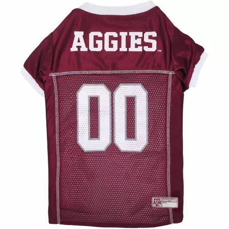 Pets First NCAA Texas A&M Aggies Pet Jersey Dog Jerseys