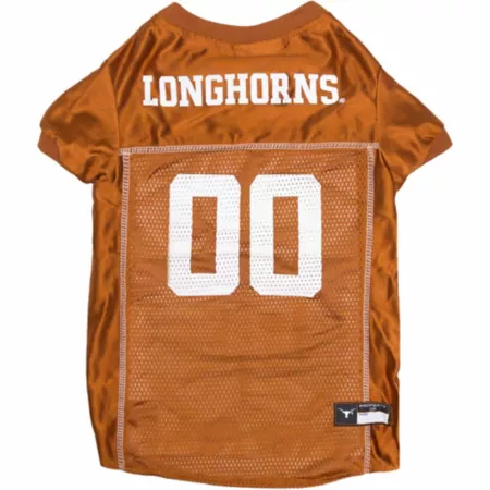 Pets First NCAA Texas Longhorns Pet Jersey Dog Jerseys