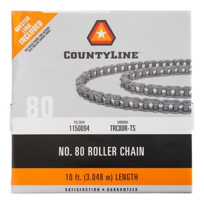 Image showing  80 Chain Size 10 ft. Roller Chain