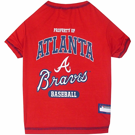 Pets First Atlanta Braves Dog T-Shirt, 8 oz.