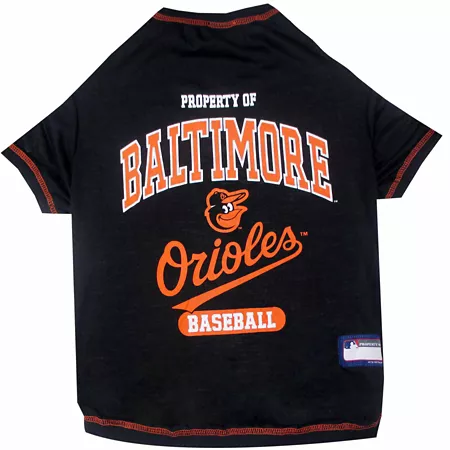 Pets First Baltimore Orioles Dog T-Shirt 8 oz. Dog Shirts