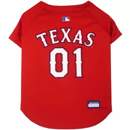 Pets First Texas Rangers Dog Jersey 8 oz. Dog Jerseys