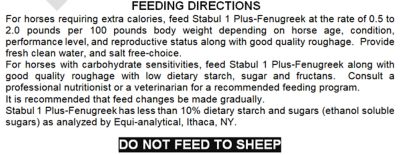 Image showing  Plus Fenugreek Horse Feed, 40 lb.