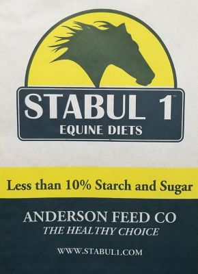 Stabul 1 Banana Flavor Horse Feed, 40 lb.