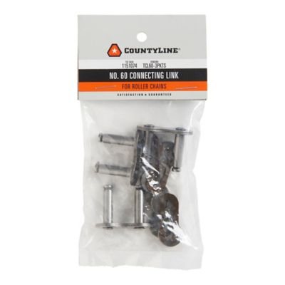 Image showing  60 Chain Size Connecting Chain Links, 3-Pack