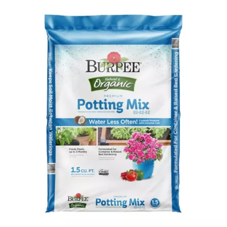 Burpee 1.5 cu Premium natural and organic potting soil Potting Soil