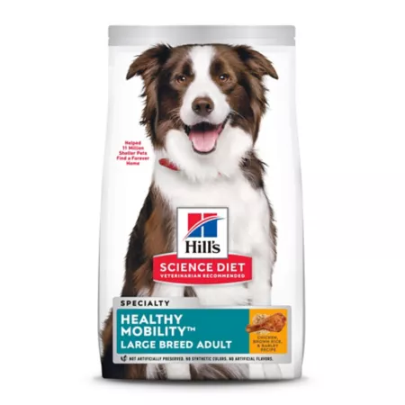 Hill's Science Diet Large Breed Adult Healthy Mobility Chicken Meal Brown Rice and Barley Recipe Dry Dog Food 30 lb Bag Dry Dog Food