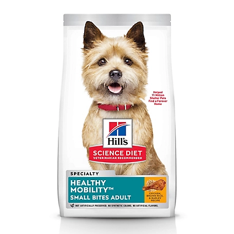 Hill's Science Diet Adult Healthy Mobility Small Breed Chicken, Brown Rice and Barley Recipe Dry Dog Food