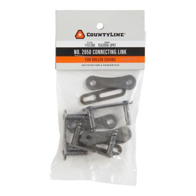 Image showing  A2050 Chain Size Connecting Chain Links, 3-Pack