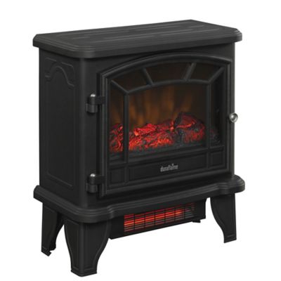 Image showing  Electric 21 in. Infrared Stove, 1,000 sq. ft., 5,200 BTUs, Black