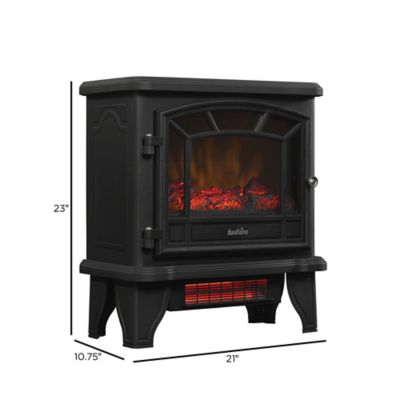 Image showing  Electric 21 in. Infrared Stove, 1,000 sq. ft., 5,200 BTUs, Black