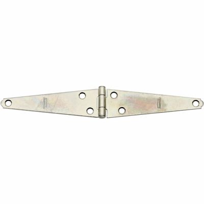 National Hardware Light Strap Hinges, Zinc Plated