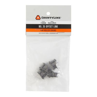 Image showing  35 Chain Size Offset Chain Links, 4-Pack