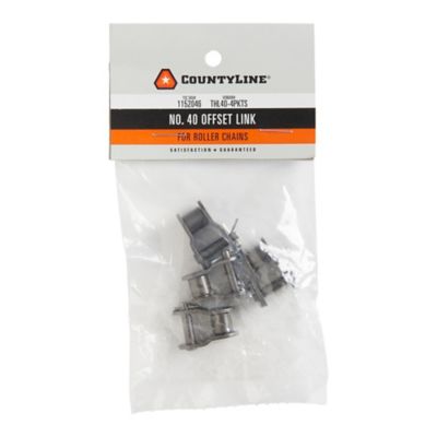 Image showing  40 Chain Size Offset Chain Links, 4-Pack