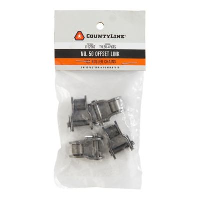 Image showing  50 Chain Size Offset Chain Links, 4-Pack