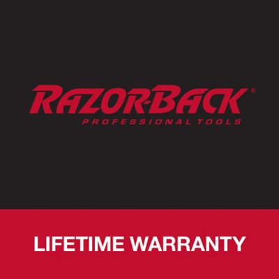 Image showing 5 th Razor-Back 9.75 in. Steel 5-Tine Forged Manure Fork with Wood Handle