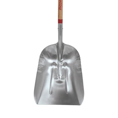 Image showing  31 in. Hardwood Handle Aluminum Scoop with D-Grip