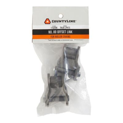 Image showing  80 Chain Size Offset Chain Links, 2-Pack