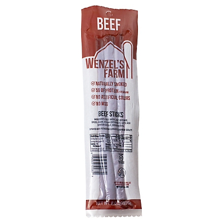 Wenzel's Farm Beef Sticks, 8 oz.