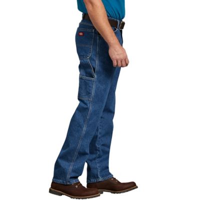 Image showing  Men's Relaxed Fit Mid-Rise Carpenter Denim Work Jeans