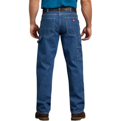 Image showing  Men's Relaxed Fit Mid-Rise Carpenter Denim Work Jeans