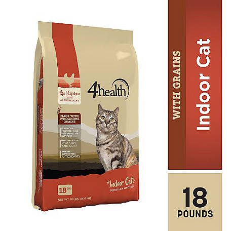 4health with Wholesome Grains Adult Indoor Chicken Formula Dry Cat Food