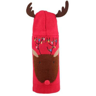 Worthy Dog Rudy Reindeer Dog Sweater Hoodie