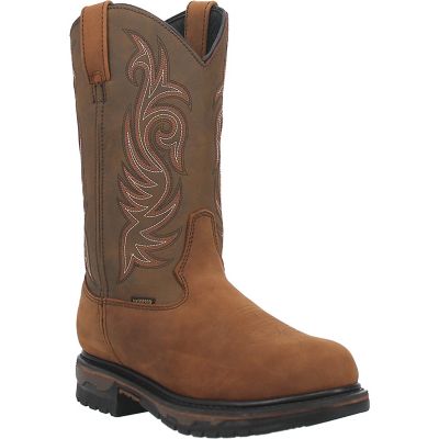 Laredo Hammer Waterproof Work Boots, Tan, 11 in.