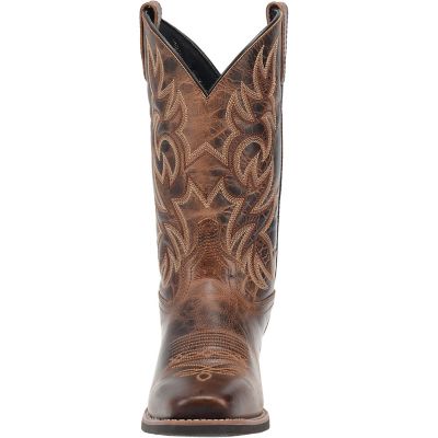 Image showing 3 th Laredo Men's Breakout Leather Western Boots, Rust, 12 in.