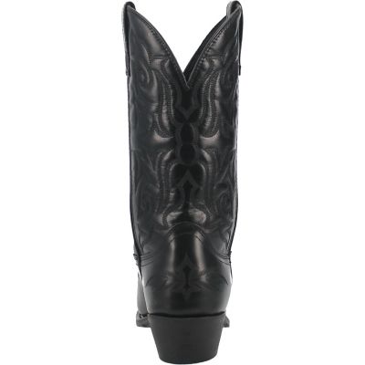 Image showing 5 th Laredo Hawk Leather Western Boots, 12 in., Black