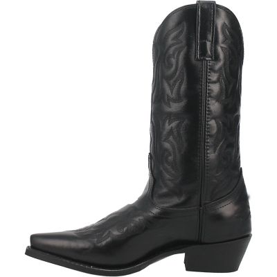 Image showing 6 th Laredo Hawk Leather Western Boots, 12 in., Black