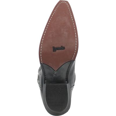 Image showing  Hawk Leather Western Boots, 12 in., Black
