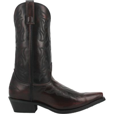 Image showing  Hawk Leather Western Boots, 12 in., Black