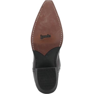 Image showing  Hawk Leather Western Boots, 12 in., Black