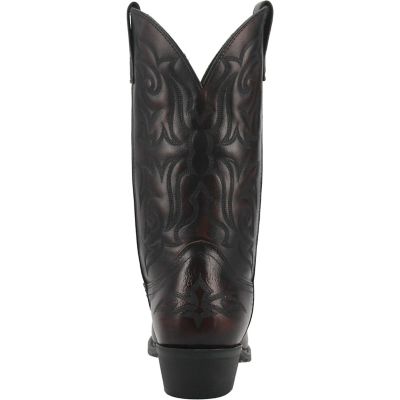 Image showing 5 th Laredo Hawk Leather Western Boots, 12 in., Black