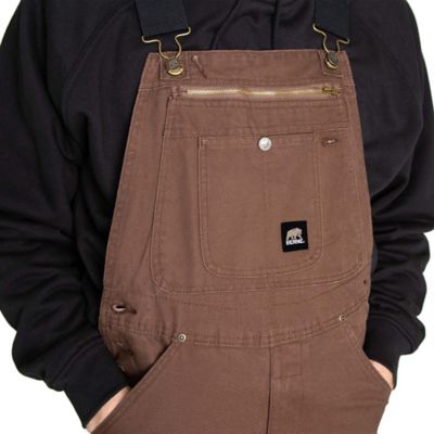 Image showing 4 th Berne Men's Heartland Unlined Washed Duck Bib Overall