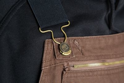 Image showing 5 th Berne Men's Heartland Unlined Washed Duck Bib Overall