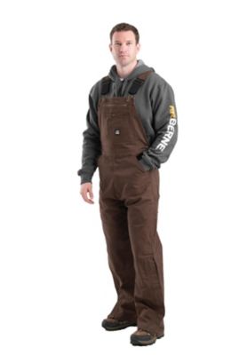Image showing 0 th Berne Men's Heartland Unlined Washed Duck Bib Overall