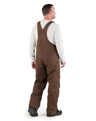 Image showing 1 th Berne Men's Washed Duck Quilt-Lined Traditional Insulated Bib Overalls