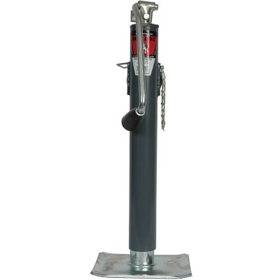 Bulldog 7,000 lb. Topwind Round Tubular Swivel Trailer Jack, 15 in.