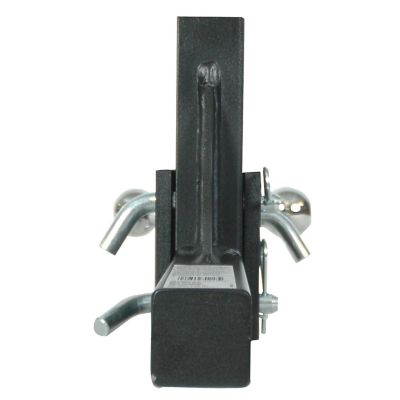 Image showing  2 in. Receiver Adjustable Trailer Hitch Ball Mount, 7 in. Drop, 10,000 lb. Capacity, Chrome