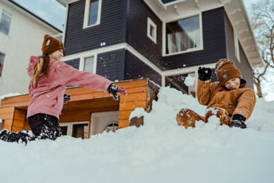 Image showing  Kid's Sherpa-Lined Softstone Duck Hooded Jacket