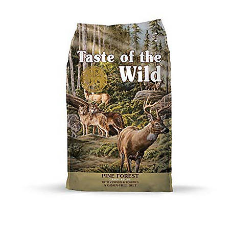 Taste Of The Wild Pine Forest Canine Recipe With Venison Legumes Dry Dog Food 28 Lb Bag At Tractor Supply Co We carry a wide selection of taste of the wild dry and wet dog and cat food in different flavors that your pet will love. taste of the wild pine forest canine recipe with venison legumes dry dog food 28 lb bag