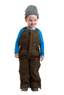 Berne Toddler Boys' Softstone Duck Insulated Bib Overalls